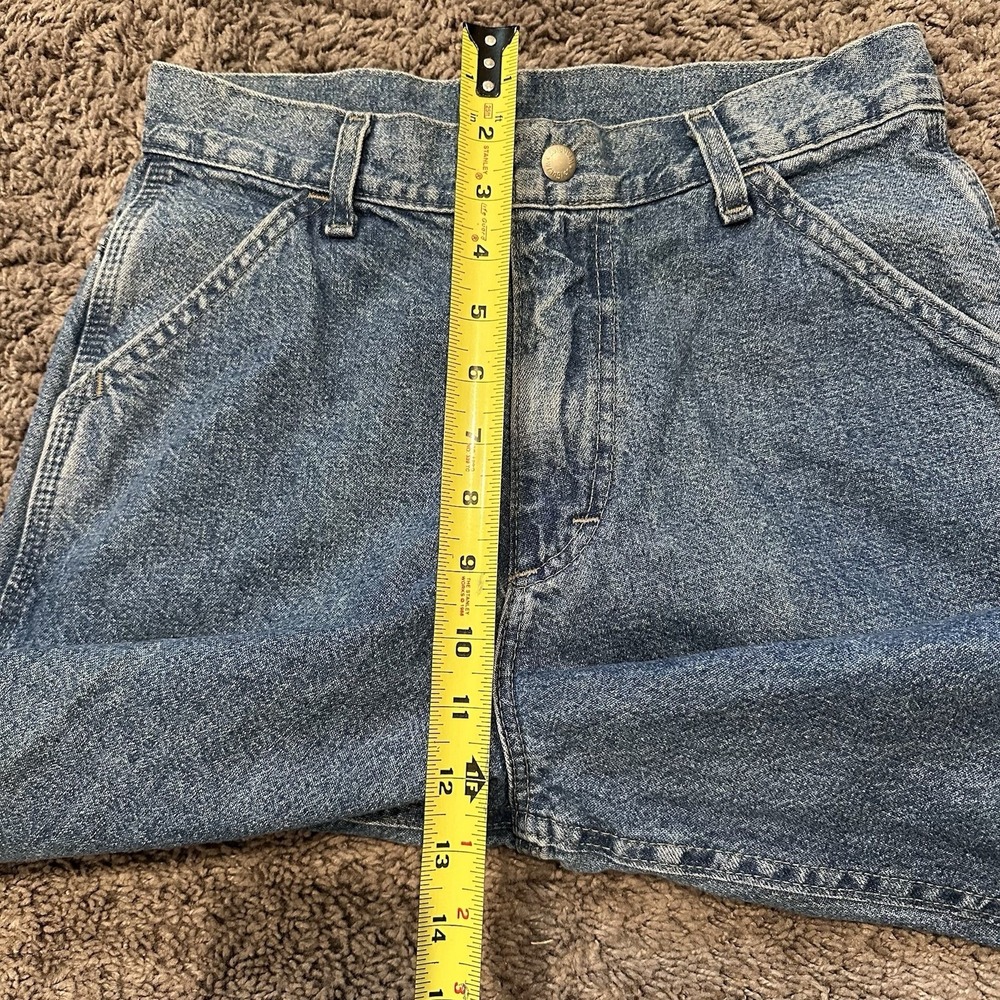 Wrangler Vintage Relaxed Fit Carpenter Jeans Women's Size 16 Reg Made In USA - Picture 7 of 12